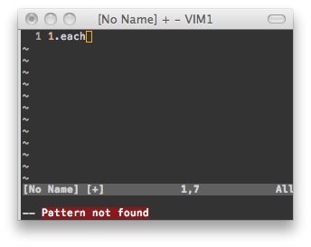 図1: vim-rubyが正しく補完候補を生成している例